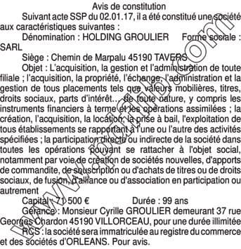 Contenu publication
