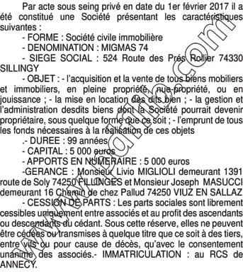 Contenu publication