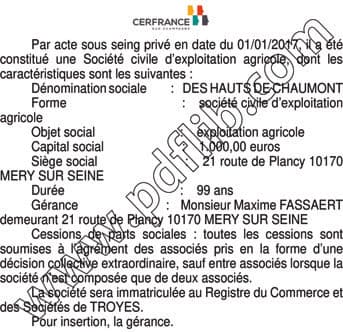 Contenu publication