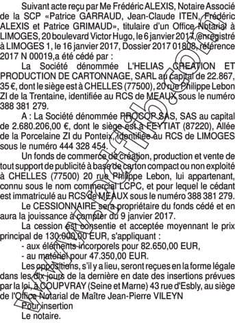Contenu publication