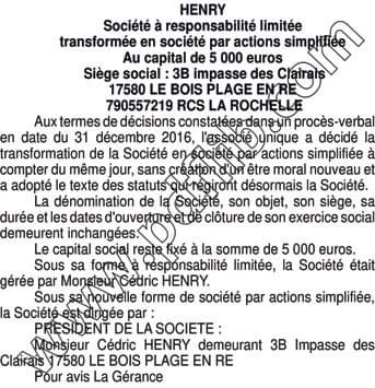 Contenu publication