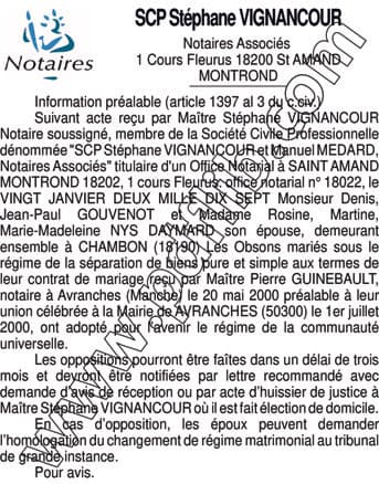 Contenu publication