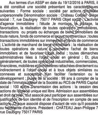 Contenu publication