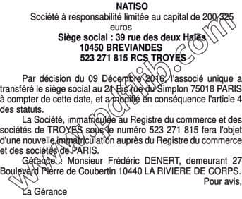 Contenu publication
