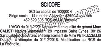 Contenu publication