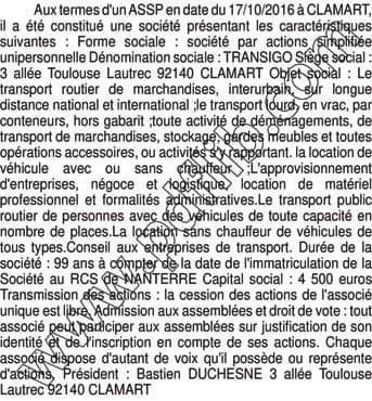 Contenu publication