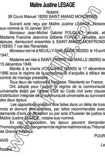Contenu publication