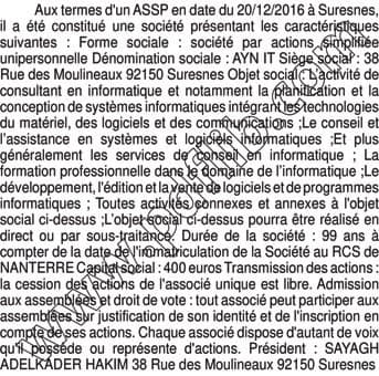 Contenu publication