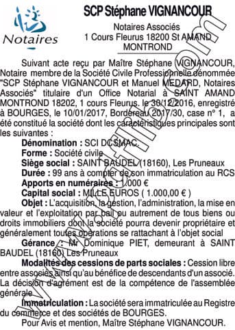 Contenu publication