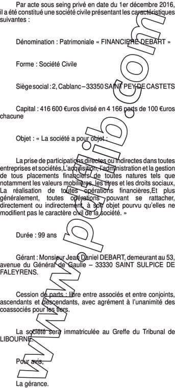 Contenu publication