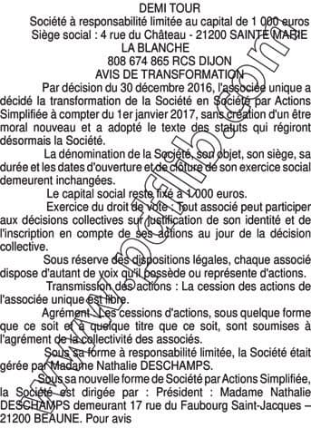 Contenu publication