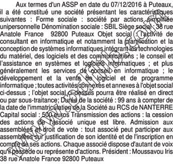 Contenu publication
