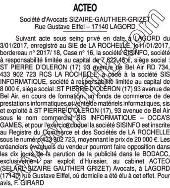 Contenu publication