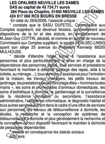 Contenu publication