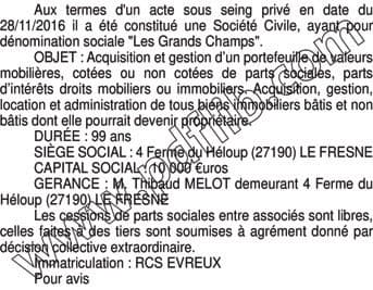 Contenu publication