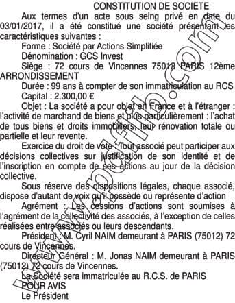 Contenu publication
