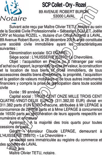 Contenu publication