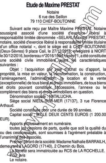 Contenu publication