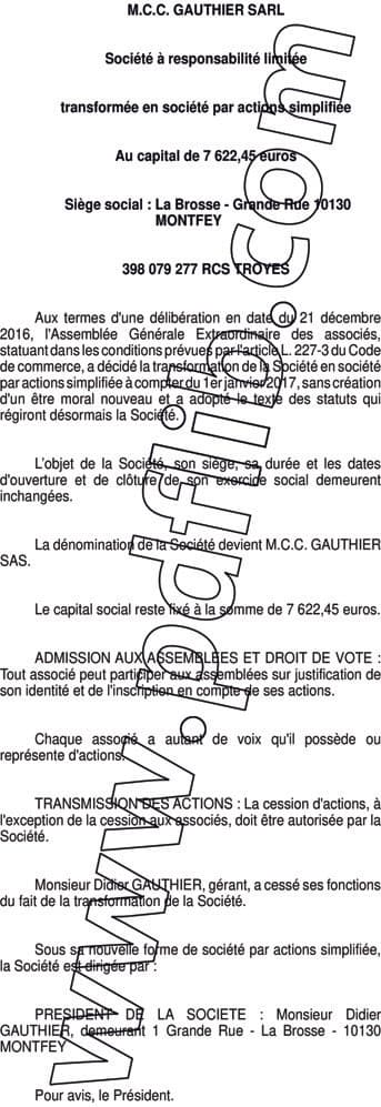 Contenu publication