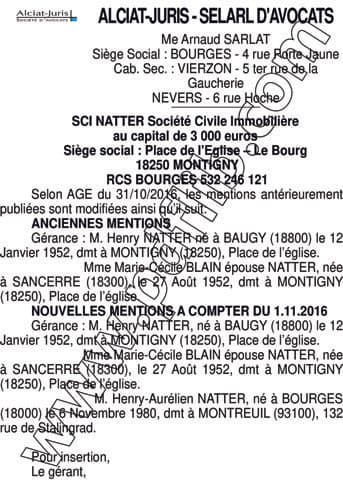 Contenu publication
