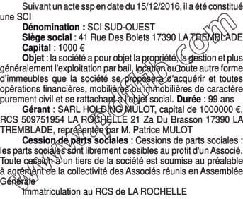 Contenu publication
