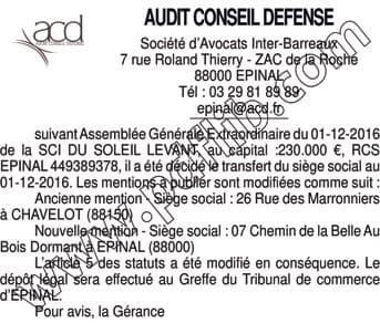 Contenu publication