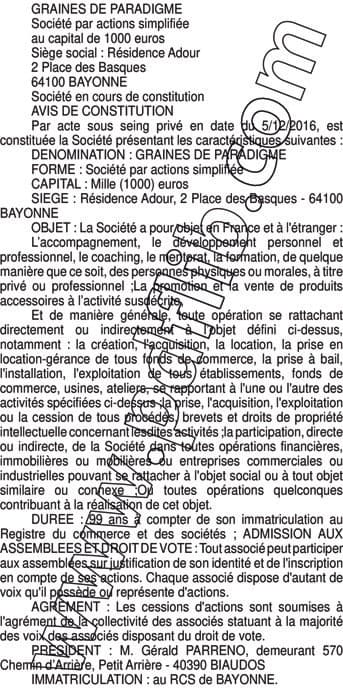Contenu publication
