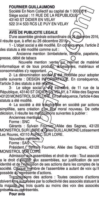 Contenu publication