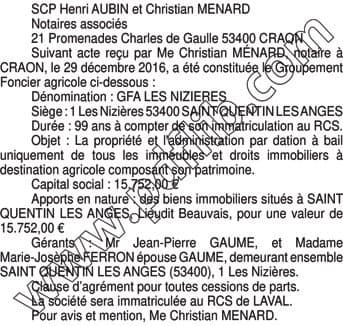 Contenu publication