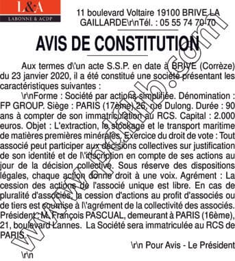 Contenu publication