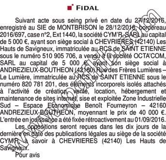 Contenu publication