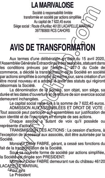 Contenu publication