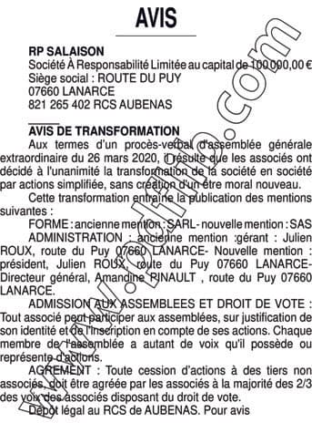 Contenu publication