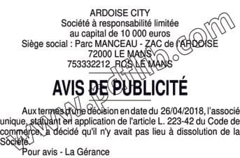 Contenu publication