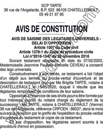 Contenu publication