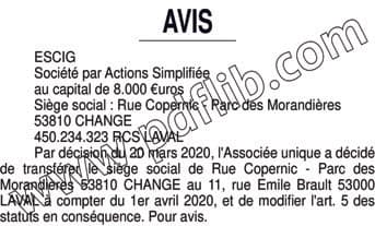 Contenu publication