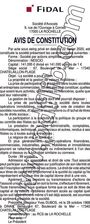Contenu publication