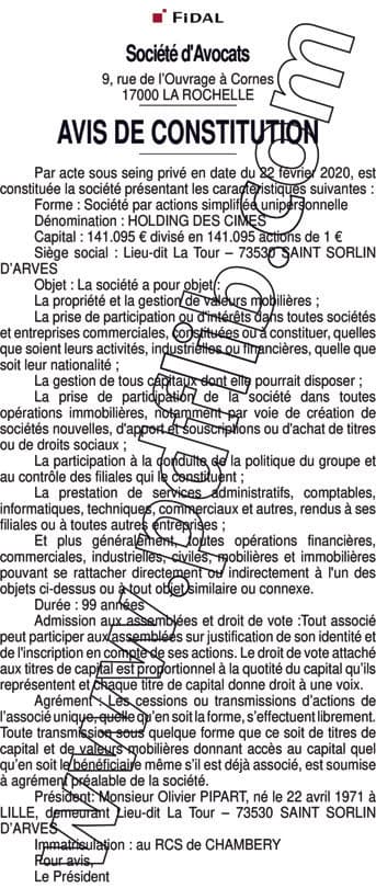 Contenu publication