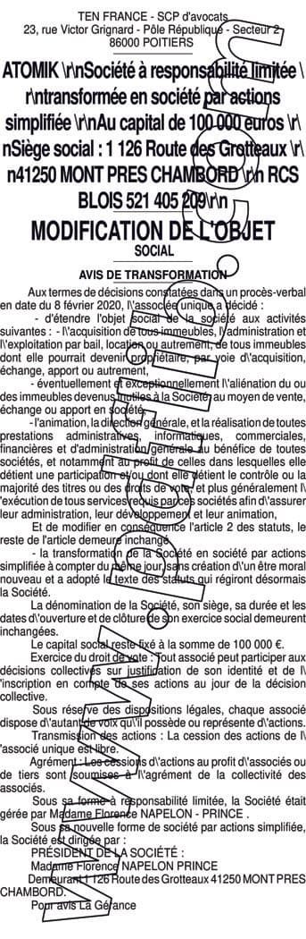 Contenu publication