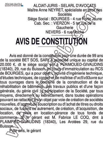 Contenu publication