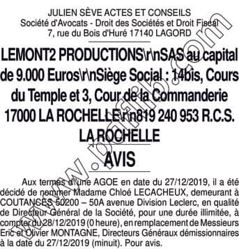Contenu publication