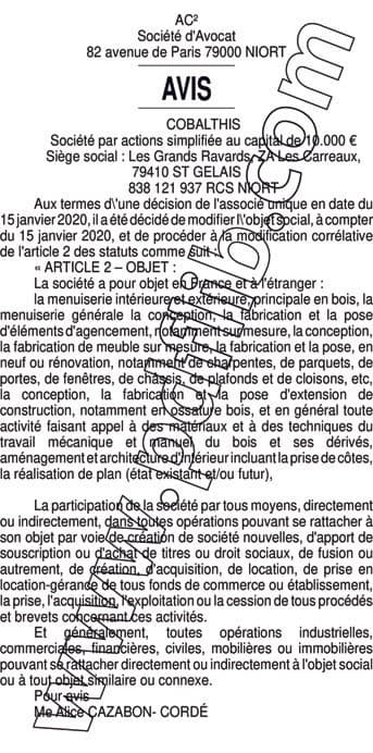 Contenu publication
