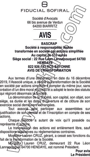 Contenu publication