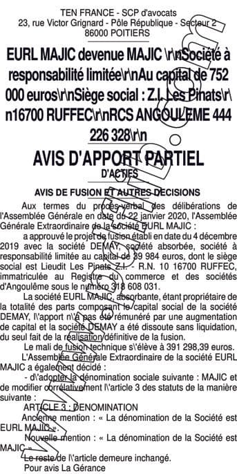Contenu publication