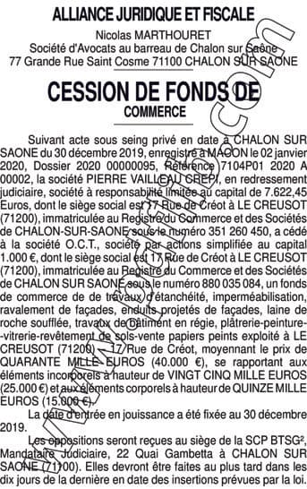 Contenu publication