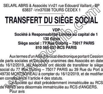 Contenu publication