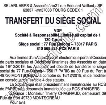Contenu publication