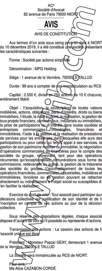 Contenu publication