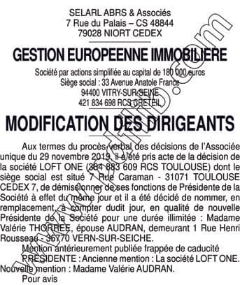 Contenu publication