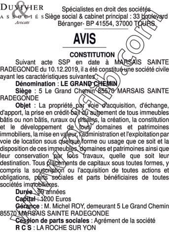 Contenu publication